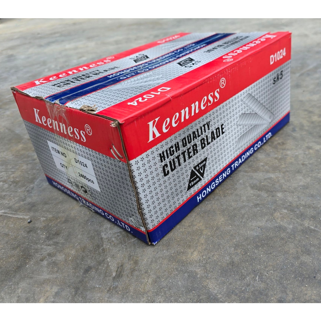 ใบมีดคัตเตอร์ Keenness ขนาด 18mm. ใบมีด ใบใหญ่ จำนวน 10ใบ - รูปที่ 4