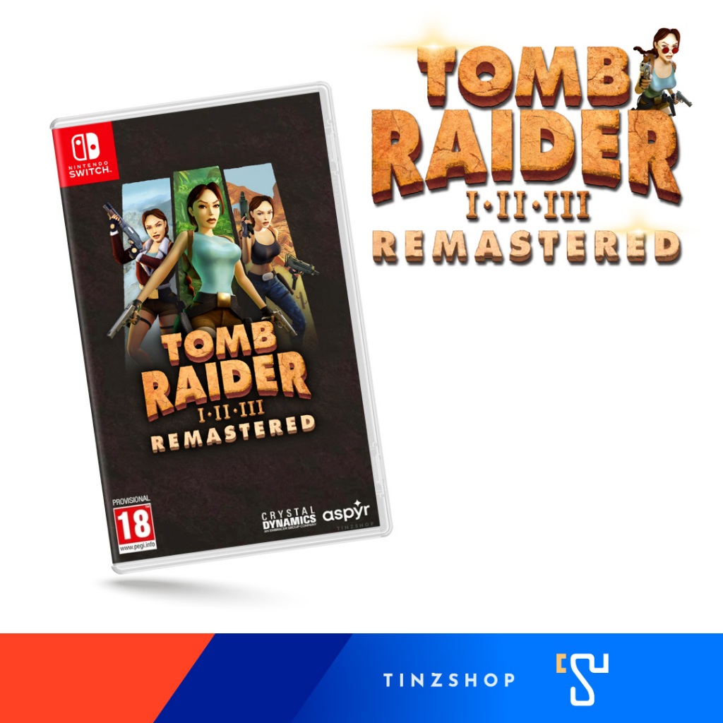 [เกมใหม่ พร้อมส่ง] Tinzshop Nintendo Switch Game Tomb Raider I-III Remastered Starring Lara Croft / 