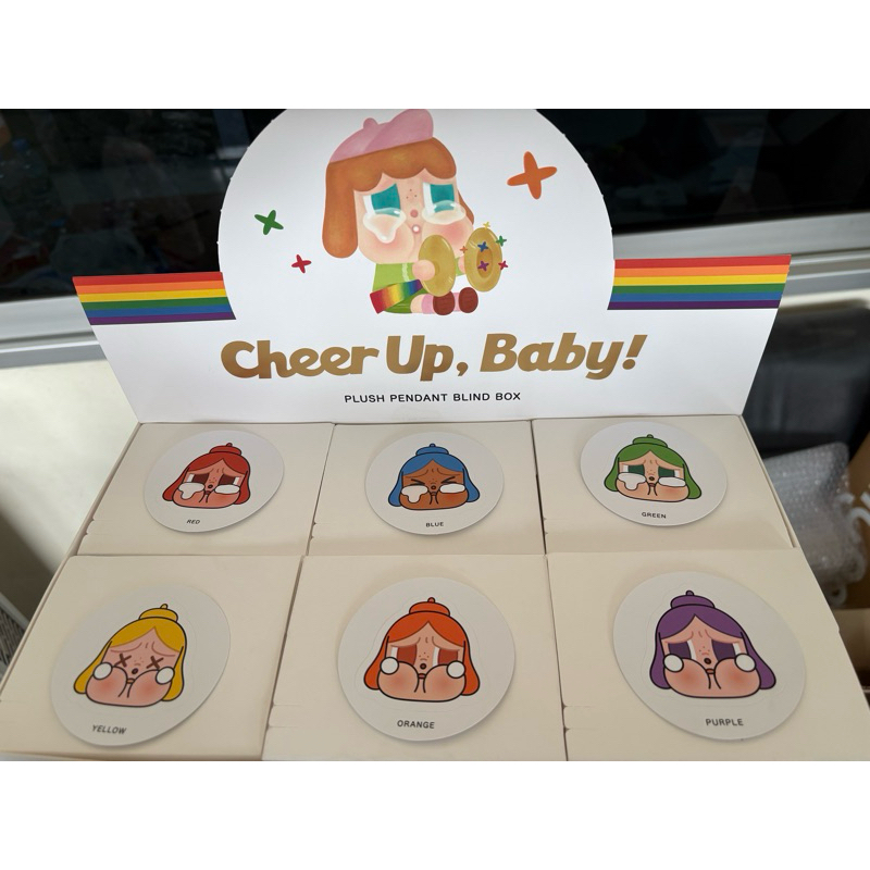 พร้อมส่งCRYBABY CHEER UP,BABY !SERIES-Plush Pendant Blind Box พวงเชียร์อัพ