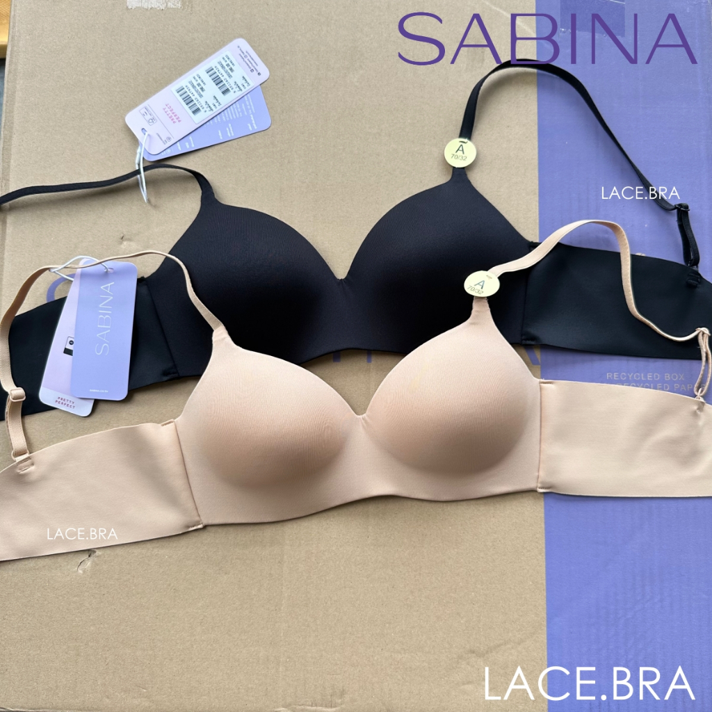 รหัส SBXU9216 Sabina เสื้อชั้นใน ฟองดี รุ่น Pretty Perfect (ไม่มีโครง) รหัส SBXU9216CD สีเนื้อเข้ม S