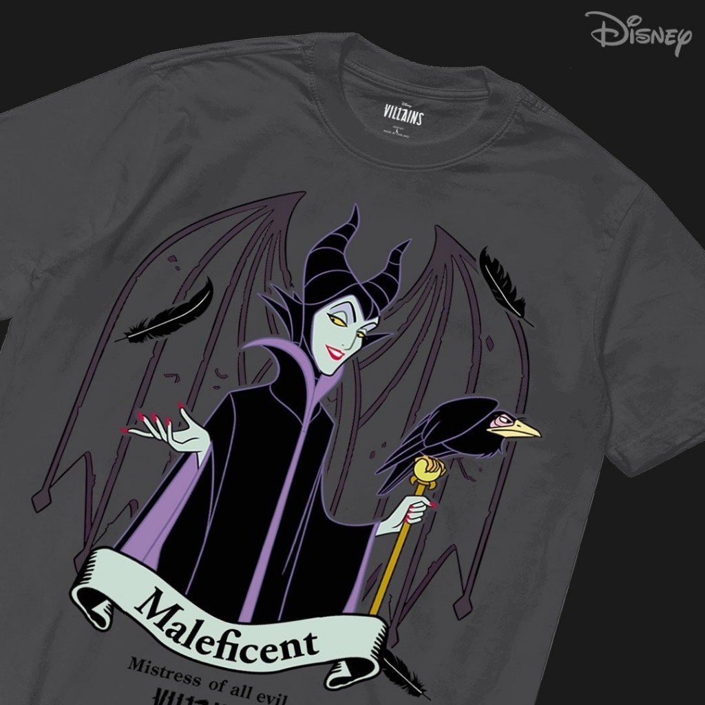 Power 7 تيشيرت Villains ‏Disney — رمادي — صورة 3