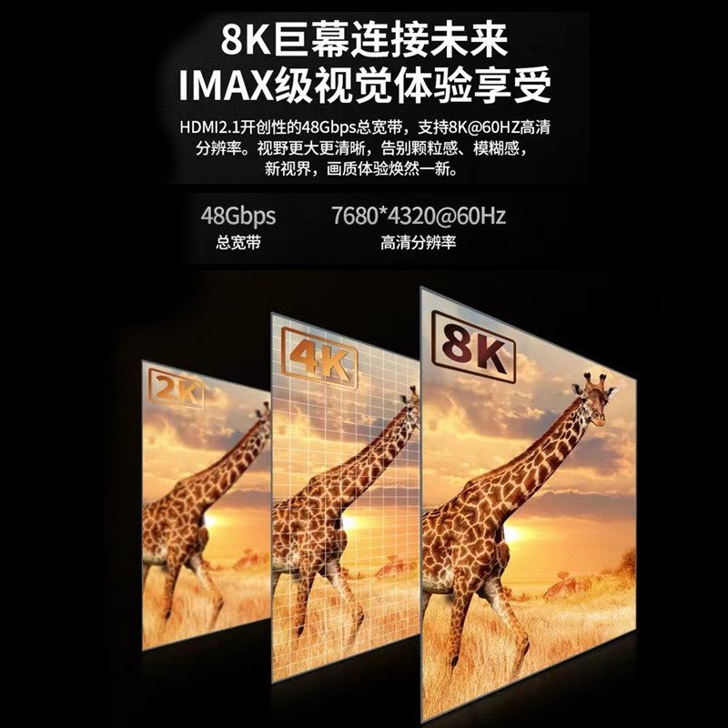 สาย HDMI FIBER OPTIC V2.1 8K 4K 30เมตร 40เมตร 50เมตร 100เมตร - รูปที่ 3