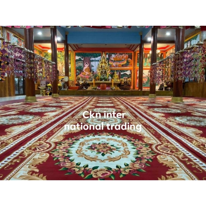 พรม พรมปูพื้น พรมทางเดิน พรมยาว เสื่อ เสื่อยาว เสื่อวัด (รบกวนกดสั่งสินค้าไม่เกิน 1 ชิ้นต่อหนึ่งคำสั่งซื้อนะคะ) - รูปที่ 2
