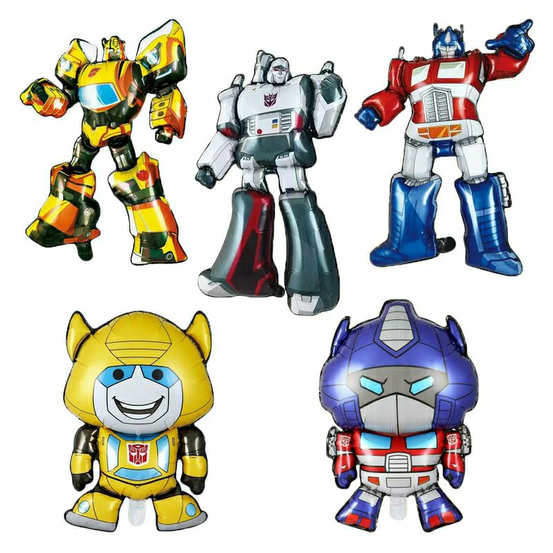 ลูกโป่งหุ่นยนต์ Transformer ลูกโป่งวันเกิด
