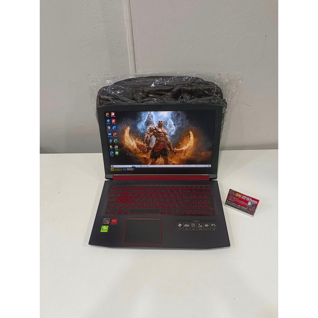 โน๊ตบุ๊คเกมส์มิ่ง Acer Nitro 5 (มือสอง) สเปค Ryzen 5 2500U RAM 8 GB SSD 500 GB AMD Radeon RX560X แถม