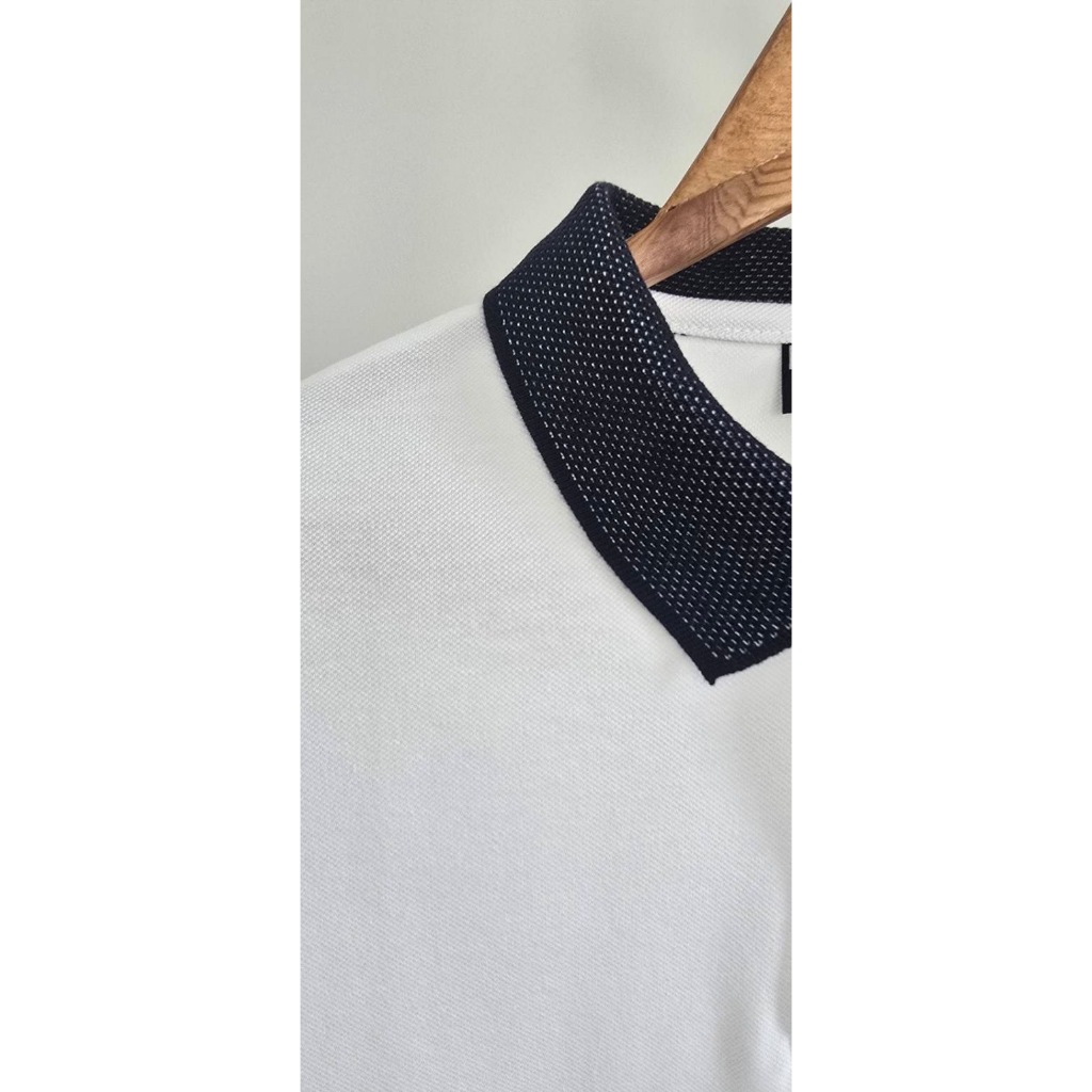 โปโลผ้า Drytech ปกแขนทอลายพิเศษ