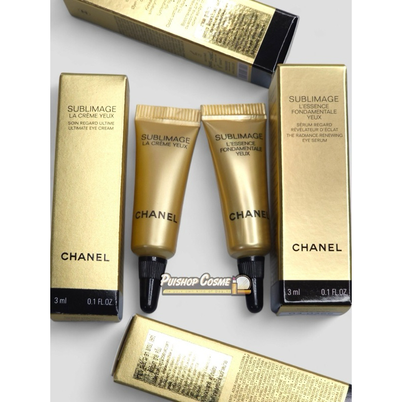 แท้ป้ายไทยถูกมากบ้าบอ Chanel Sublimage L’essence fondamentale yeux - eye serum-eye cream