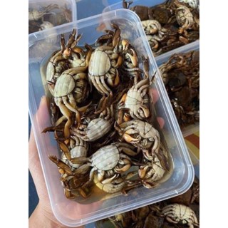 ปูเป้นปูแปะ ตัวผู้ปนเมีย  กล่องละ200กรัม ของดีมีปีละครั้ง