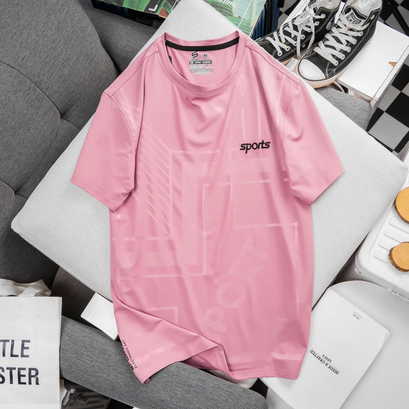 พร้อมส่ง! เสื้อกีฬาสปอร์ตคอกลม SPORTS เสื้อบอล มีครบไซส์ผ้านิ่มใส่สบายใส่ออกกำลังกาย ระบายความร้อนได้ดี