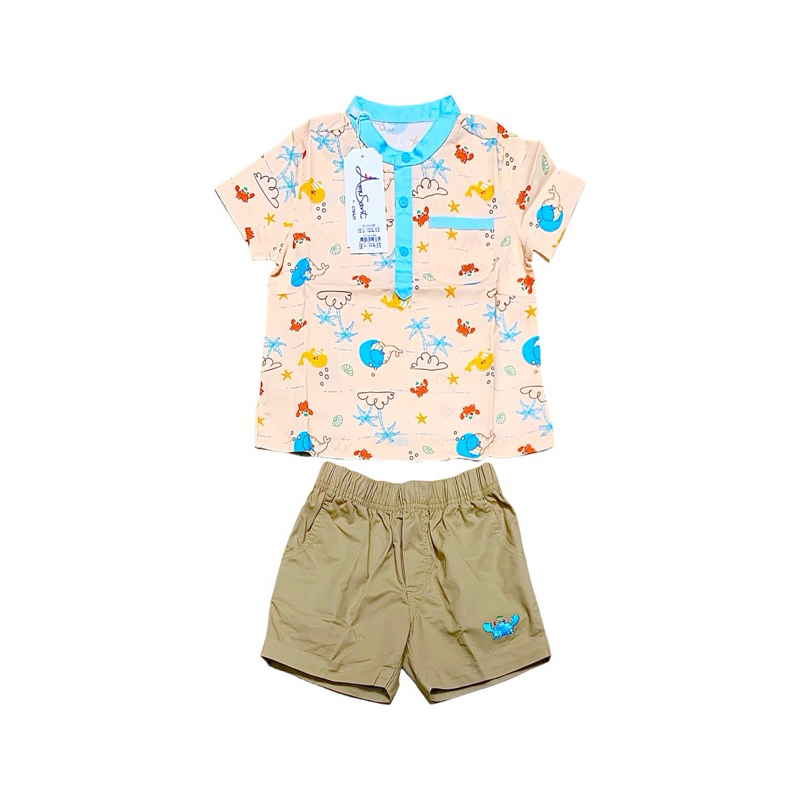 Enfant Amusant New Collection ลายใหม่ชนช็อป ชุดเที่ยว ชุดหล่อ สำหรับเด็กอายุ 6เดือน-4ปี