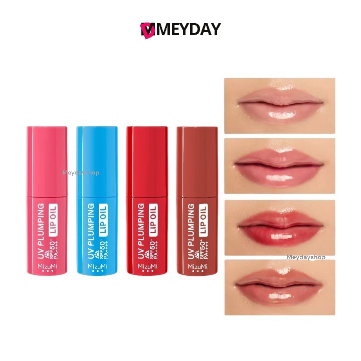 MizuMi UV Plumping Lip Oil 4g มิซึมิ ลิปออยล์กันแดด SPF50+ PA++++