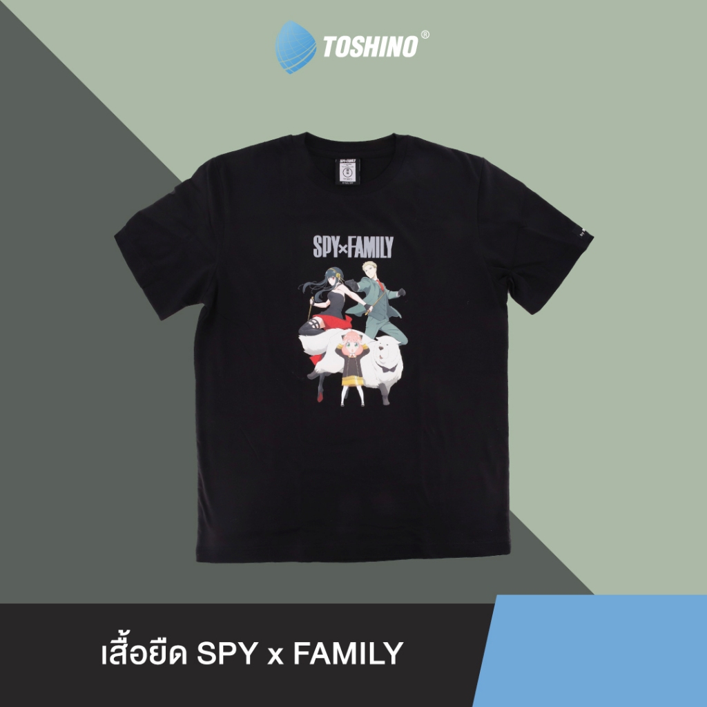 Toshino เสื้อยืด SPY x FAMILY (ลายการ์ตูน) รุ่น TS-SPXC