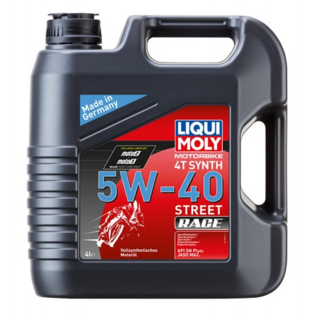 น้ำมันเครื่อง LIQUI MOLY 4T STREET RACE 5W-40 / 10W-50 ขนาด 4 ลิตร