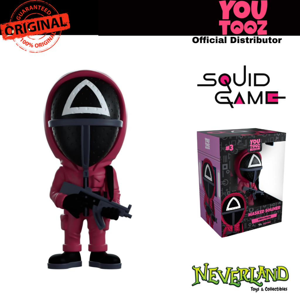 (Sold Out) Youtooz Squid Game: Masked Soldier Vinyl Art Figure***opened box***