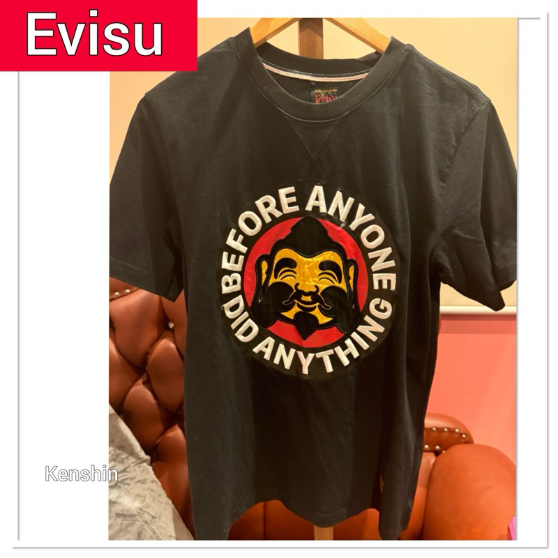 Evisu เสื้อมือสอง ขนาด S (ส่งต่อสภาพดี) ของแท้