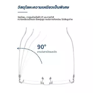 [จัดส่งจากกรุงเทพฯ]แว่นสายตาสั้นแว่นกรองแสงไร้กรอบเลนส์ออโต้ออกแดดเปลี่ยนสี กันรังสีSuper Auto LensกันUV99%แฟชั่น Unisex