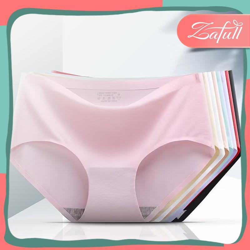 ขนาด M-XXL กางเกงในมีความยืดหยุ่นสูง กางเกงในสตรี สบายเป็นพิเศษ 1 ชิ้น เย็นสบาย มีให้เลือกหลายสี Women Lady