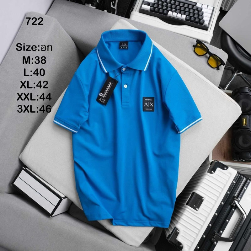Men's polo shirt (polo), short sleeve, collar, T-shirt, horse logo