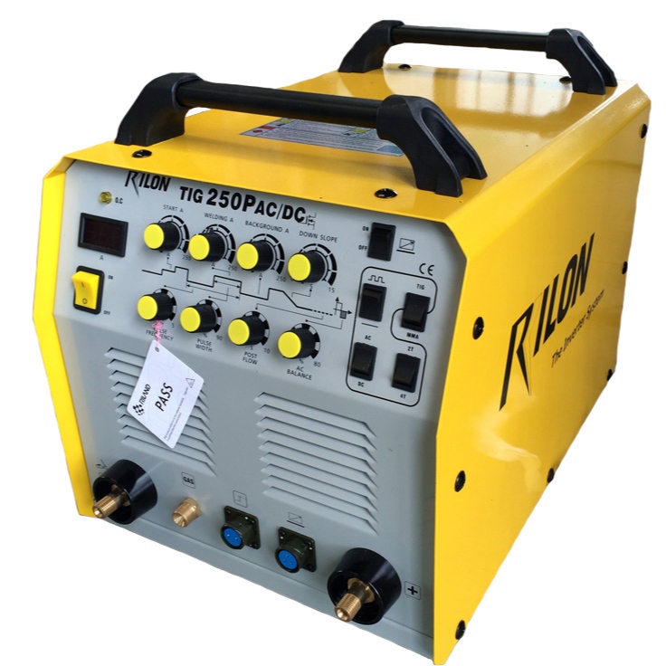 เครื่องเชื่อม ตู้เชื่อม อลูมิเนียม ระบบ Pulse Rilon TIG250P ACDC