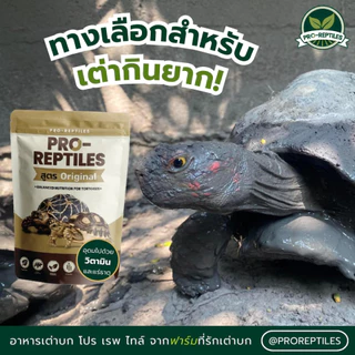 (ใช้โค้ดคุ้ม) [กระสอบ] Pro-Reptiles อาหารเต่าบก เต่าชูคาต้า พรีเมียม Basic ทานง่าย ชูลคาต้า Original / Premium 10 kg