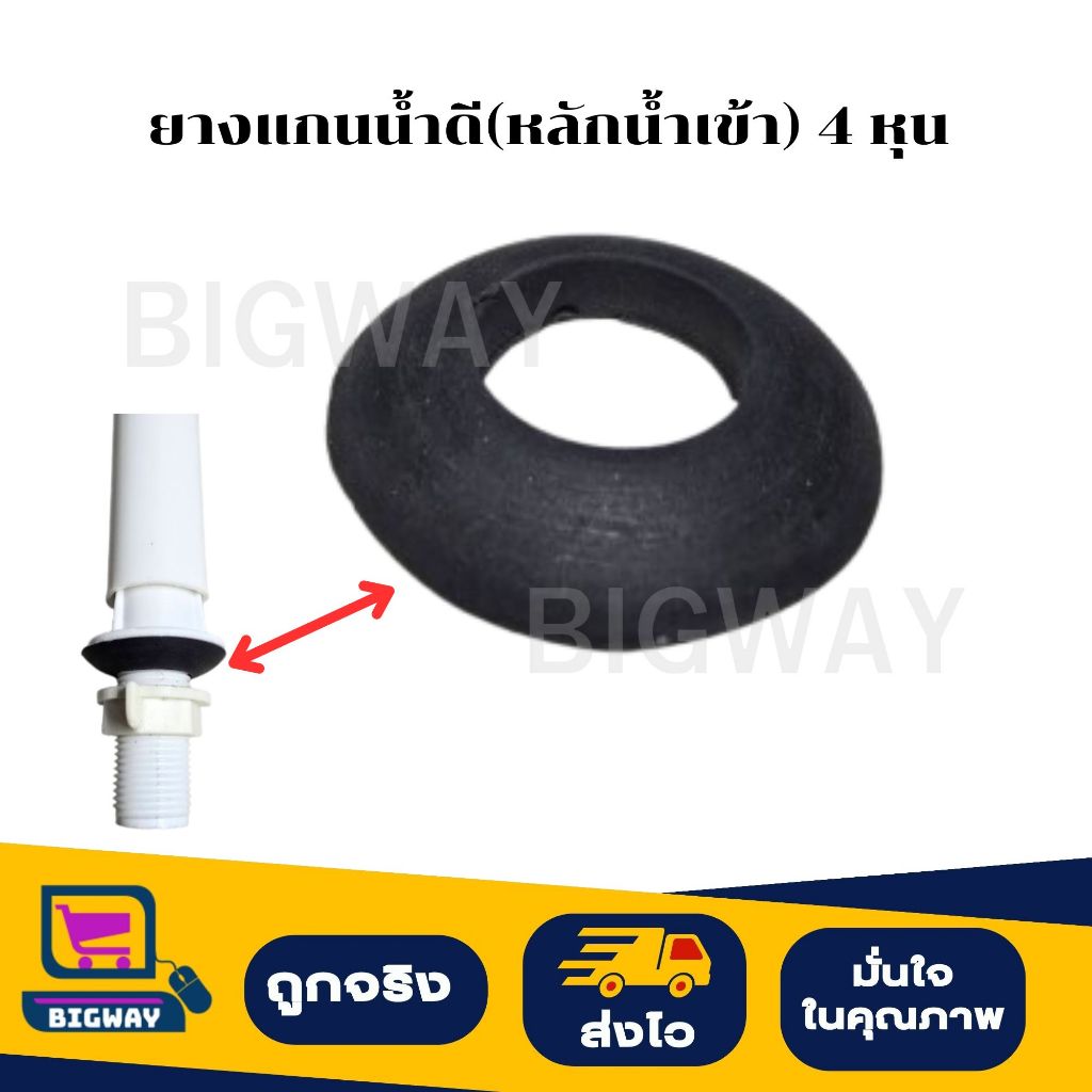 BIGWAY ยางแกนน้ำดี(หลักน้ำเข้า) ขนาด 4 หุน, 5 หุน ราคา ถูกที่สุด ดีลบีเคเค แกลเลอรีภาพที่ 4
