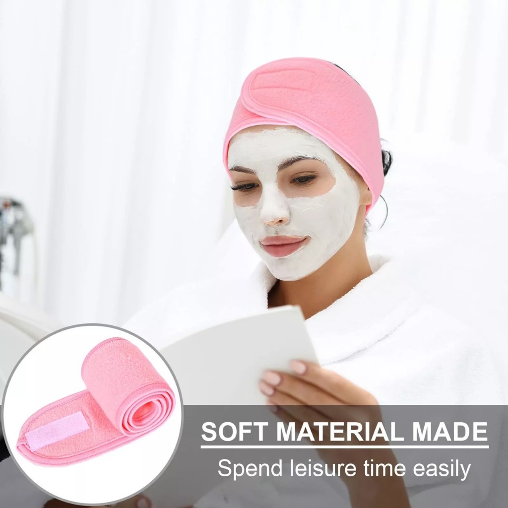 G178 ผ้าคาดผมแต่งหน้า คาดผมอาบน้ำ ทำสปา ทรีทเมนต์หน้า ผ้านิ่ม ใส่สบาย