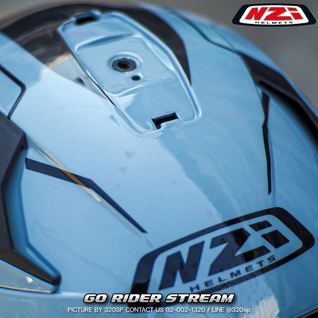 หมวกกันน็อค NZi GO RIDER STREAM ติดตั้งกล้องได้ !! ของแท้จากสเปน!! ส่งไว!! thumbnail 3
