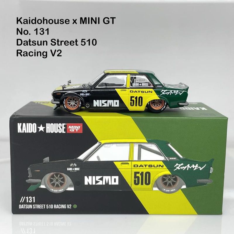 Kaidohouse x MINI GT 📌No. 131📌 Datsun Street 510 Racing V2