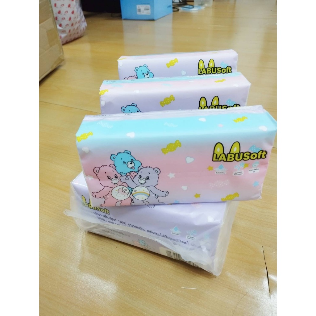 [ 25 ห่อ ]ทิชชู่ ทิชชู่เช็ดหน้า กระดาษทิชชู่ อย่างดี แบบดึง ขนาด175*175มมหนา 3 ชั้น ขนาดพกพา