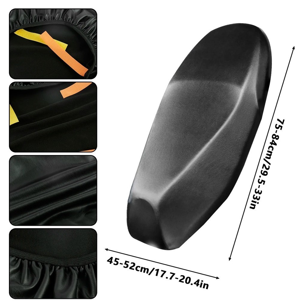 รถจักรยานยนต์ที่หุ้มเบาะหนัง PU ผ้าหุ้มเบาะมอเตอร์ไซต์ ผ้าเบาะรถมอไซ ชุดคลุมเบาะรถมอไซค์ สามารป้องกันน้ำ - รูปที่ 6