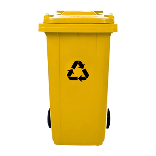 ถังขยะพลาสติกเกรดA (มีล้อทุกไซต์) ขนาด100-260L Wheelie bin ฝาเรียบ ถังขยะเทศบาล กทม. อ่านรายละเอียด