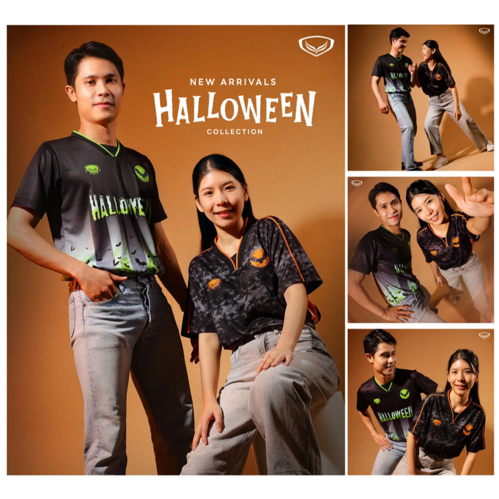 GRAND SPORT เสื้อกีฬาพิมพ์ลาย Halloween รหัส : 023217