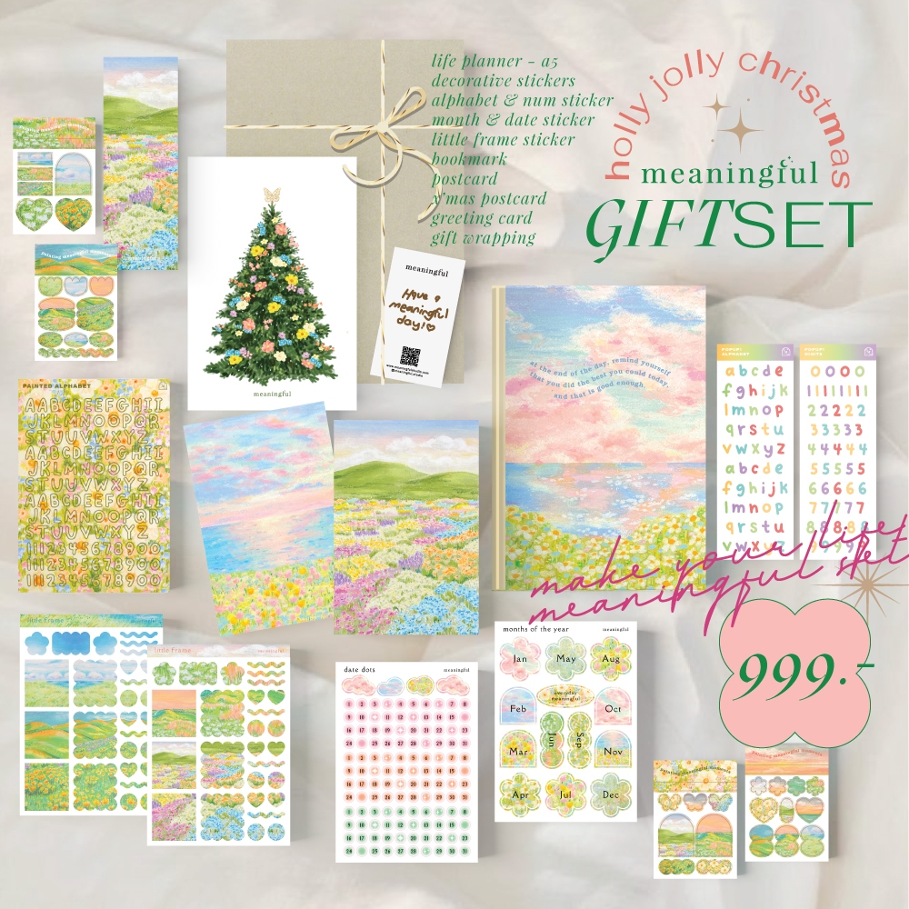 GIFT SET MAKE YOUR LIFE MEANINGFUL - PLANNER SET เซตของขวัญ ปีใหม่ คริสมาสต์