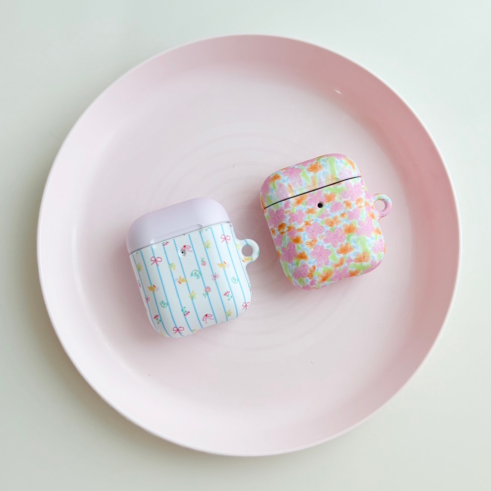 **รบกวนอ่านรายละเอียดด้านล่างก่อนตัดสินใจซื้อสินค้านะคะ**amuse stuff-airpods flower case เคสแข็งสำหร