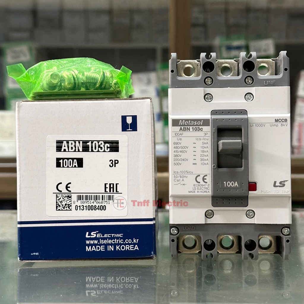 LS ABN 103C 3P 100A เซอร์กิต เบรกเกอร์ 3 สาย (Metasol)