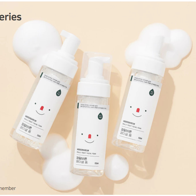 [ ผลิตภัณฑ์ดูเเลผิวเด็ก ]ModooBareun Kids & Mom Ato Body Wash /Shampoo /Really Right Facial Foam