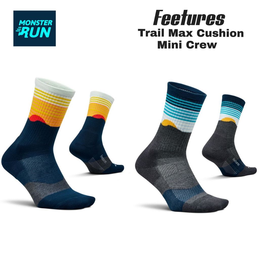 ุถุงเท้า Feetures Trail Max Cushion Mini Crew Sock