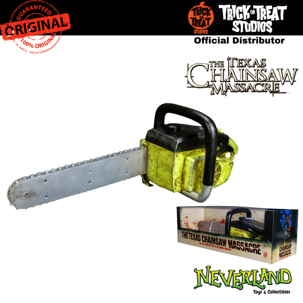 Texas Chainsaw Massacre Life Size Chainsaw Prop with Sound by Trick or Treat Studios