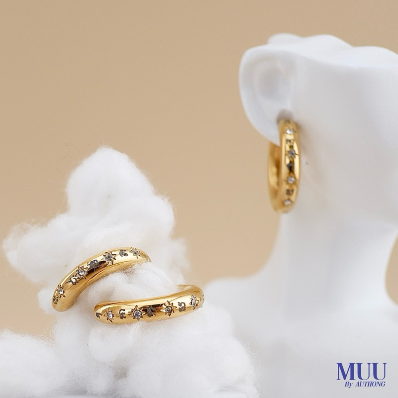 🍀ต่างหู “คาถาหัวใจโชคลาภเงินไหลมา“พร้อมทั้งเพชร White Crystal Quartz ตัวเรือนสแตนเลส เบิกเนตรแล้ว