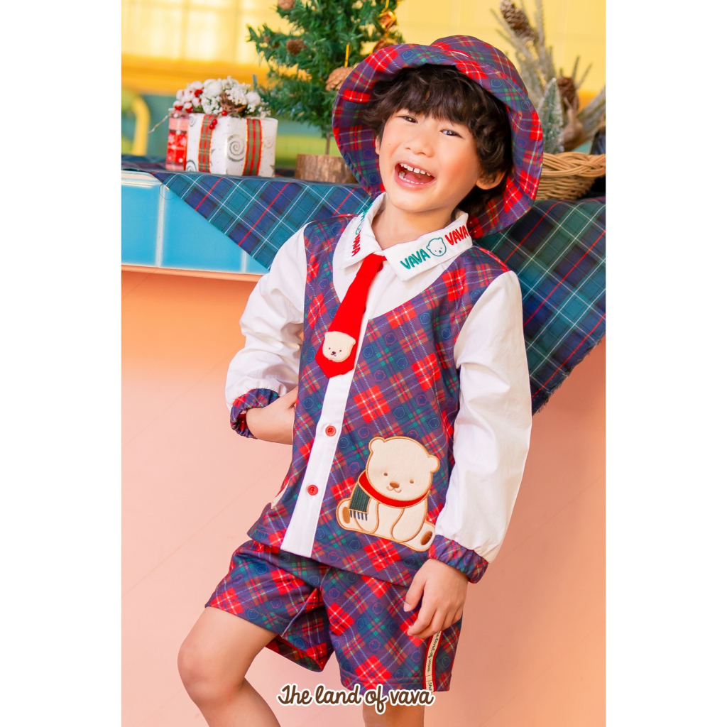 Thelandofvava VNYI1083 ชุดเซ็ตเด็กผู้ชาย WINTER WONDER LAND ลิขสิทธิ์แท้จาก vava