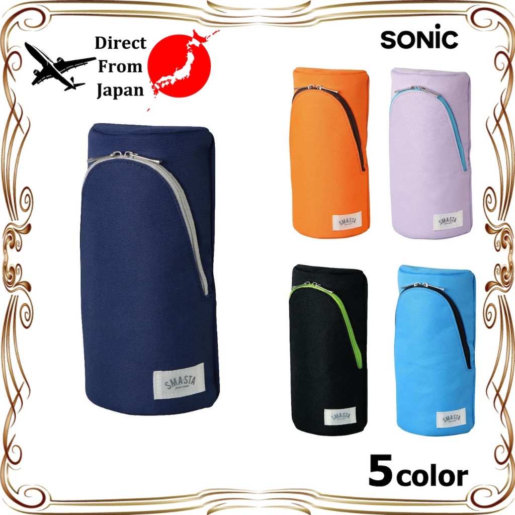 【Direct from Japan】Sonic กล่องดินสอสมาร์ทโฟน Stand Pencil Case สีฟ้า FD-7041-B