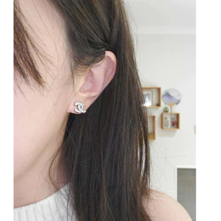 พร้อมส่ง ต่างหูฝังเพชรติดหูน่ารักเรียบๆงานคุณภาพ รุ่นคลาสสิค ขนาด 1.3 ก้านเงิน925 ไม่แพ้ ไม่ค้น เป็นมิตรต่อ