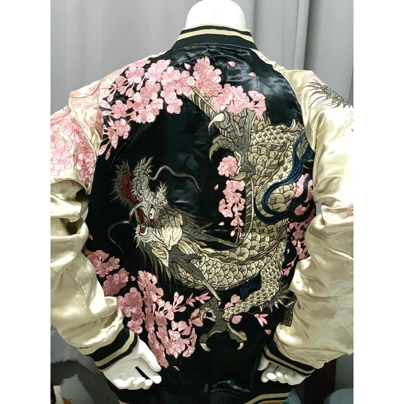 sukajan jacket เสื้อปักลายมังกร เสื้อแจ็คเก็ตญี่ปุ่น ซูกะจัน สุกะ