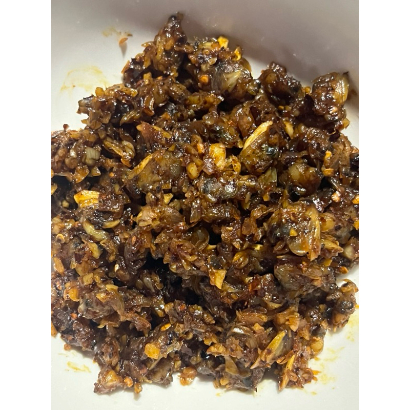 ส่งฟรี!!! น้ำพริกผัดหอยลายแซ่ป 300 กรัม เนื้อหอยลายเน้นๆ แซ่ปๆ