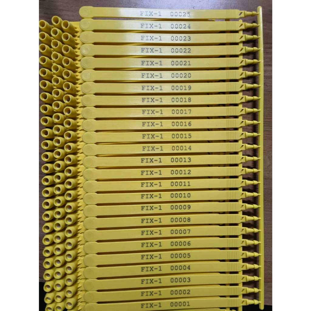 ซีลล็อครถขนส่งสินค้า​ ​FIX1 และ BA-2289 security seal​  จำนวน100ชิ้น​ ​