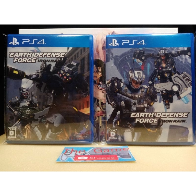 (PS4)​ เเผ่น​เกมส์​ PS4​ -​ PS5​  EARTH DEFENSE FORCE IRON RAIN​ (ภาษาอังกฤษ)​ English​ ZONE2​ 