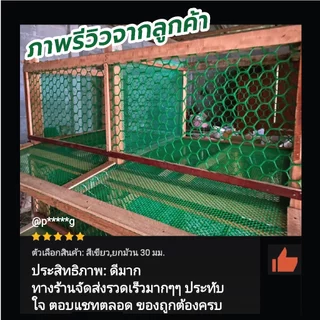 ตาข่ายพลาสติก ตะแกรงพลาสติก ตาข่ายพีวีซี แบบรังผึ้ง ใช้ล้อมรั้ว รองหินจัดสวน หน้ากว้าง 90 ซม.ความยาวตัดขายเป็นเมตร