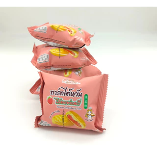 ทาร์ตไต้หวัน ไส้สตอเบอร์รี่ หอมเนยสด!!! ตรา อลิซเบเกอรี่ 1 กล่อง บรรจุ 12 ซอง
