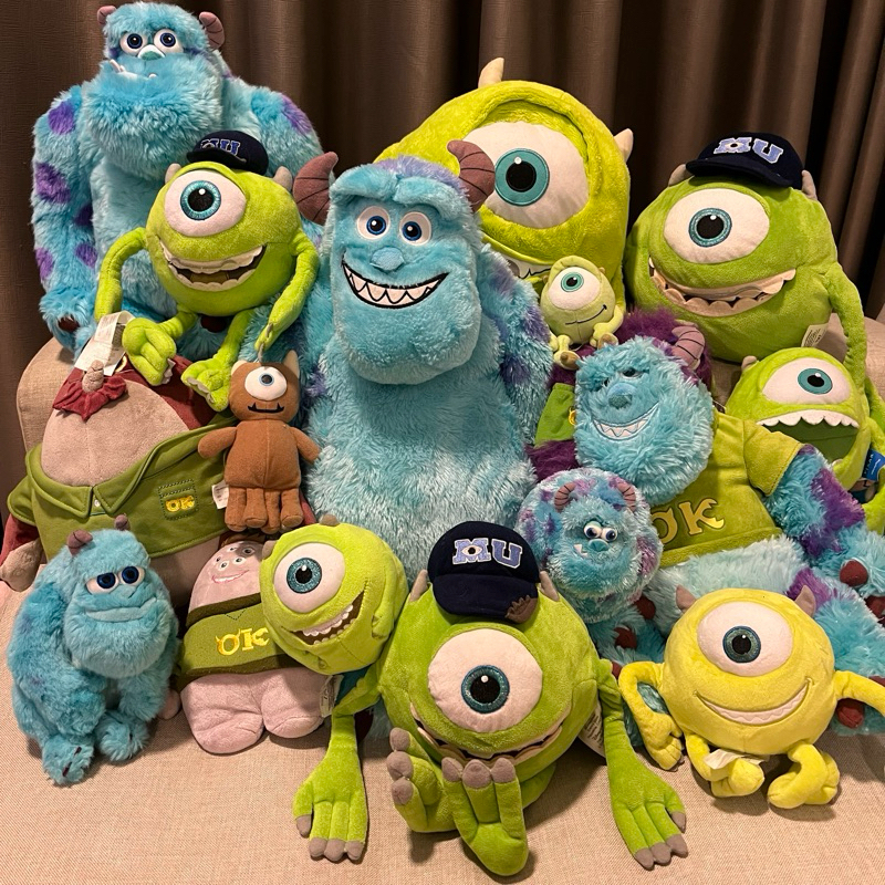 ตุ๊กตา monster inc. monster university ไมค์ ซัลลี่ sulley van mike ตุ๊กตามอนสเตอร์ ไมค์กี้ ดิสนีย์ d