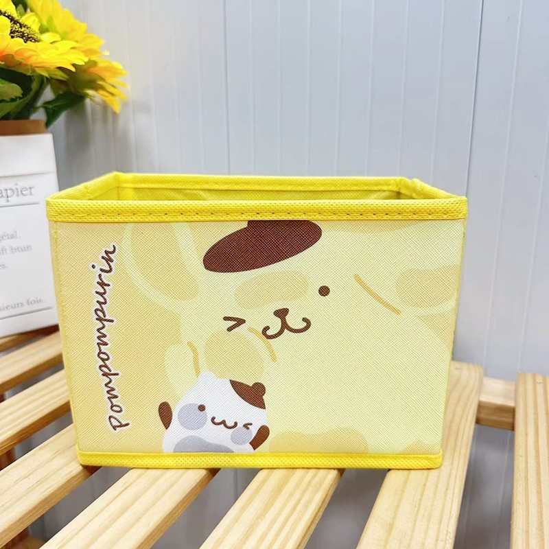 🧡️ กล่องพับอเนกประสงค์การ์ตูน SANRIO มีทั้งหมด 10 ลาย ใส่เครื่องเขียน เครื่องสำอางค์ขวดโลชั่นได้หมดคะ ขนาด 19×14×12 CM